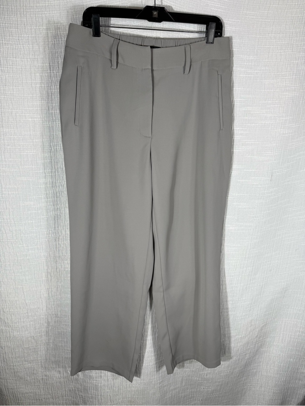 Quince Stretch Crepe Paperbag Pants Coastal Grey, Women's 14